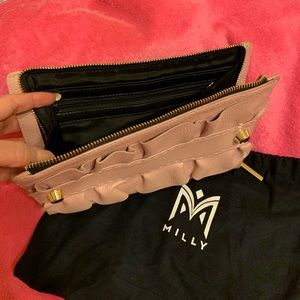 Beautiful blush colored clutch